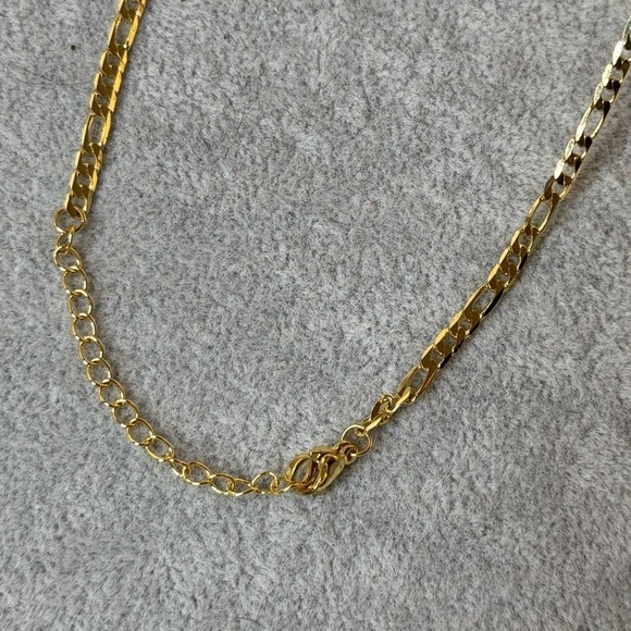 Karl Lagerfeld Leather Pendant Gold Chain - Picture 5 of 5